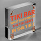 Funny Tiki Bar Decor Sign For Home Garden Bar Hanging Man Cave Cocktail Bar