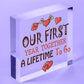 Special 1st Anniversary Gift For Boyfriend Girlfriend Husband Wife Engraved