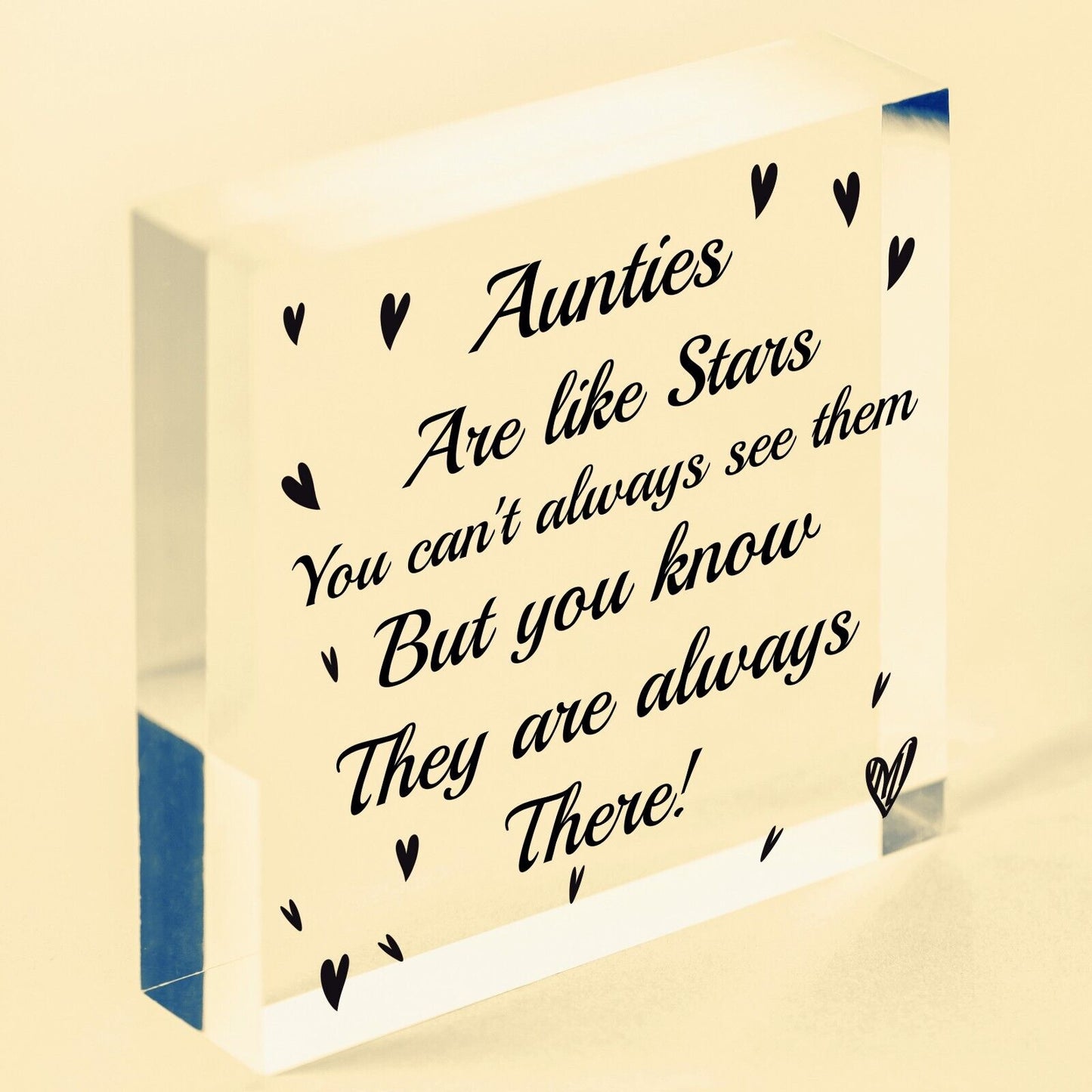 Auntie Birthday Gifts Auntie Christmas Gifts Wood Heart Thank You Keepsake Sign