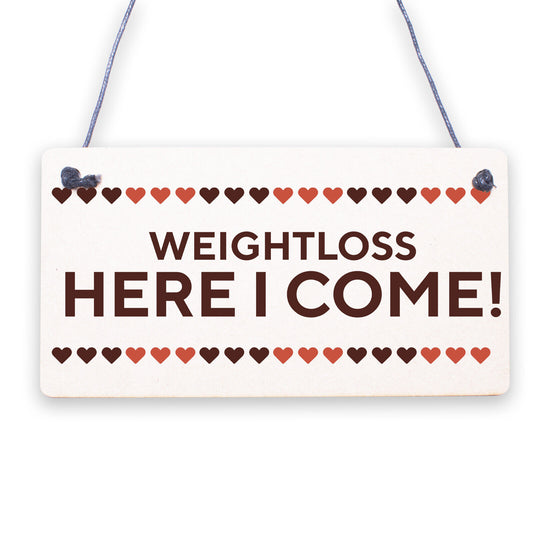 Weight Loss Tracker Chalkboard Hanging Sign Weight Watchers Progress Plaque