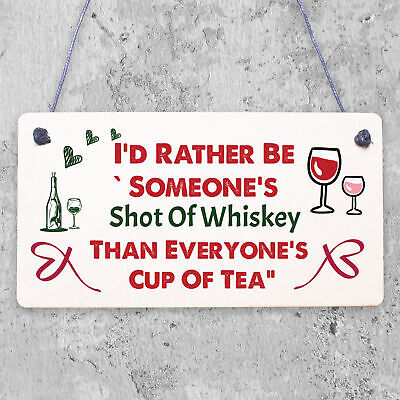 Someone's Shot Of Whiskey Novelty Wooden Hanging Plaque Friendship Love Gift