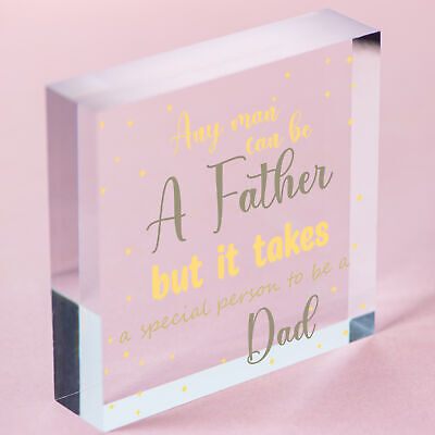 Special Person Wood Sign Husband Dad Son Birthday Father's Day Thank You Gifts