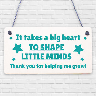 Thank You Gifts For Teacher Teaching Assistant Nursery Teacher Wooden Plaque