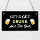 Rude Bar Sign For Home Bar Man Cave Pub Funny Alcohol Gift For Men