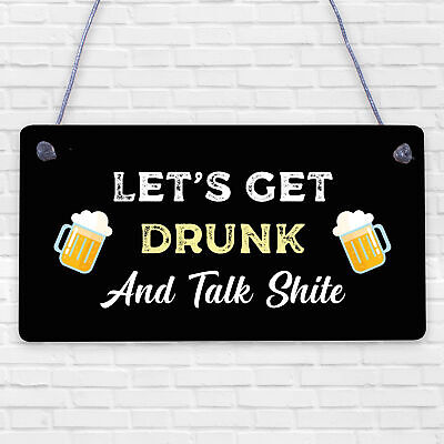 Rude Bar Sign For Home Bar Man Cave Pub Funny Alcohol Gift For Men