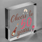 Cheers To 50 Years 50th Birthday Gift For Women 50th Birthday Card Alcohol Gift