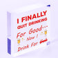 Drink For Evil Alcohol Beer Pub Man Cave Bar Hanging Plaque Friendship Gift Sign