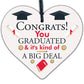 Big Deal Graduation Wooden Heart Keepsake Gift Congratulations Party Decorations