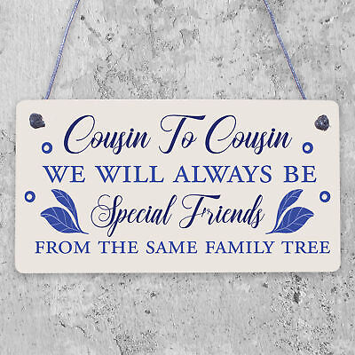 Birthday Christmas Gift For Cousin Special Family Plaques Best Friend Keepsakes