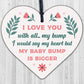 Daddy To Be Gifts From Bump Valentines Anniversary Gifts For Husband Boyfriend