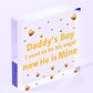 Daddys Boy Dad Memorial Heart Birthday Gifts For Garden For Grave Plaques