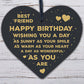 Special Friend Birthday Gift Wooden Heart Sign Card Keepsake Friendship Gift