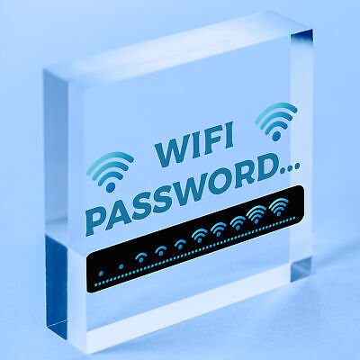 Wifi Password Hanging Home Decor Plaque House Warming Gift Home Internet Sign