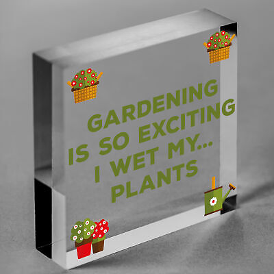 Funny Garden Plaque Gardening Gifts Hanging Garden Shed Signs Novelty Decor