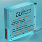 50th Birthday Gift Present 50 Birthday Gift For Men Women Funny Fifty Decoration