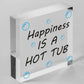 Funny Hot Tub Sign Hanging Plaque Hot Tub Decor Garden Sign Shed Wall Plaque