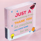 Thank You Gifts Teacher Teaching Assistant Nursery Childminder Friendship Signs