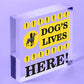 Personalised Pet Rabbit Sign Hutch Accessories Animal Lover Gifts Pet Accessory