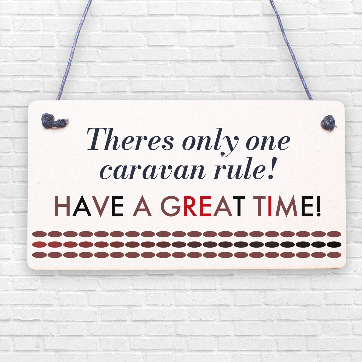 Caravan Rules Novelty Plaque Home Decor Garden Sign Retirement Friendship Gifts