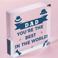 Best Dad Gifts Wood Heart Fathers Day Birthday Gift For Dad From Son Daughter