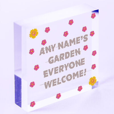 PERSONALISED Garden Sign Summer House Sign Gifts For Women Mum Nan Sister Auntie