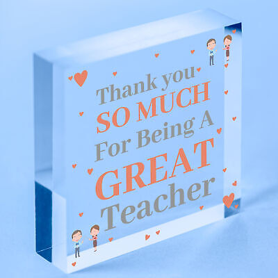 Thank You Teacher Gifts Wood Heart Teacher Appreciation Gifts Teacher Gift