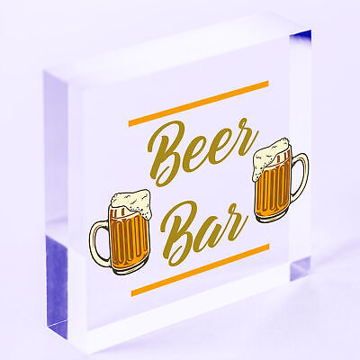 Vintage Bar Sign Beer Plaque Home Bar Wedding Man Cave Pub Wall Gifts For Men