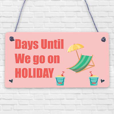 Chalkboard Days Until Holiday Countdown Sign Novelty Holiday Travel Accessories