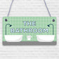 The Bathroom Nautical Theme Bathroom Sign Decorations Shabby Chic Toilet Sign