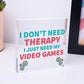 Funny Gaming Sign Neon Effect Hanging Bedroom Sign Gamer Gift Keepsake