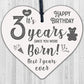 3rd Birthday Girl Boy Three Today 3rd Birthday Decoration 3rd Birthday Card Sign