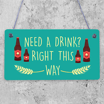 Novelty Bar Decor Signs Hanging Home Bar Man Cave Pub Garden Bar Decor Signs