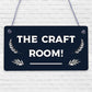 Handmade The Craft Room Home Decor Shabby Chic Hanging Door Wall Shed Plaque