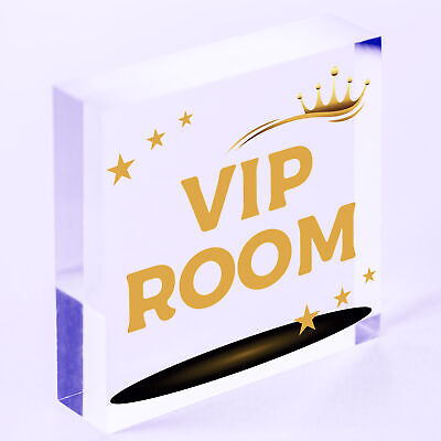 Vip Room Man Cave Home Bar Sign Pub Club Hanging Plaque Garden Shed Gift