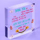 Thank You Teacher Leaving Gifts For Her Nursery Heart Plaques Childminder Friend