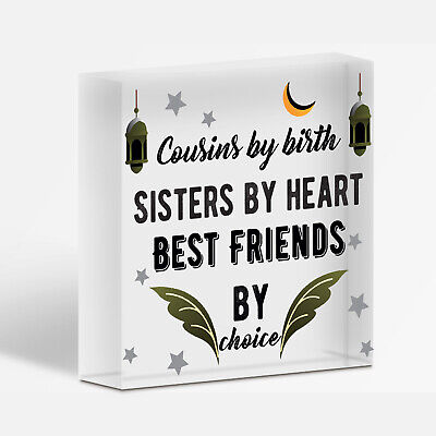 Best Friend Friends Plaque Wooden Heart Birthday Thank You Mum Daughter Nan Gift