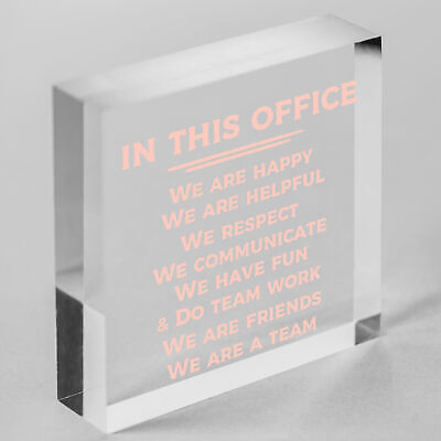 Office Funny Gift For Colleague Wall Plaques Door Signs Colleagues Friendship