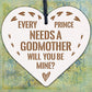 Birthday Christening Godmother Gifts Heart Godmother Request Card Asking Gifts