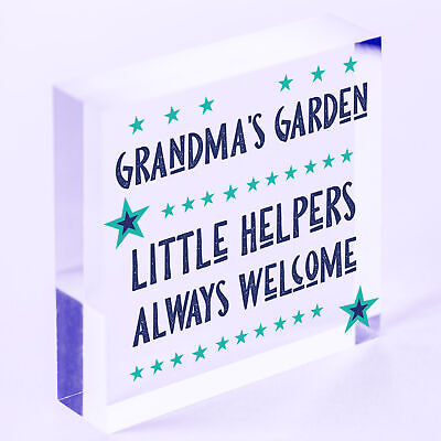 Personalised Garden Sign Nanny Grandma Nan Nanna Gift Home Gift For Her