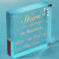 Bereavement Gift Mum Dad Nan Grandad In Memory Memorial Plaque Special Keepsake