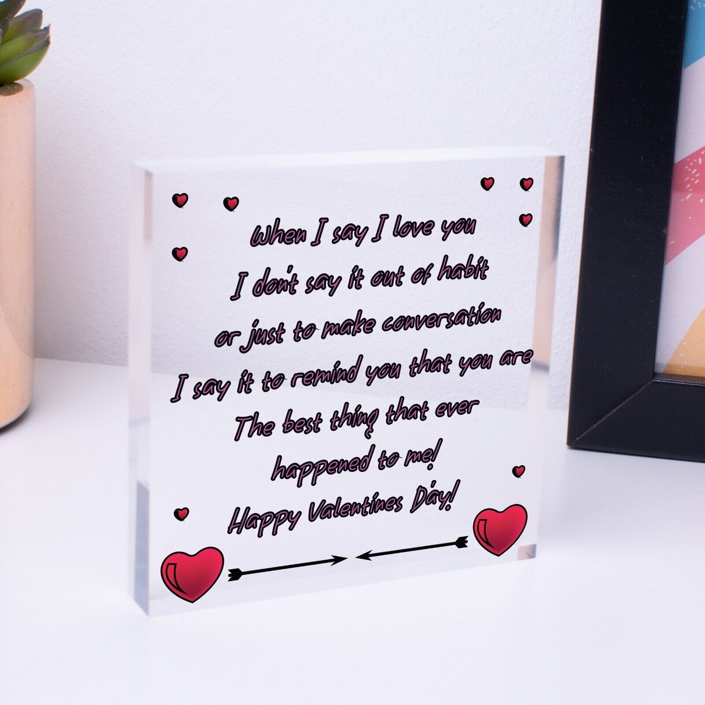 Sweet Valentines Day Card Quote Card For Him Her Boyfriend Girlfriend Husband