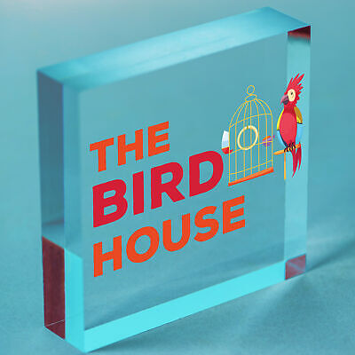 The Bird House Sign Garden Shed Summerhouse Sign Home Gift For Mum Nan