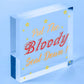 Put The Bloody Seat Down Novelty Wooden Hanging Plaque Bathroom Toilet Sign Gift