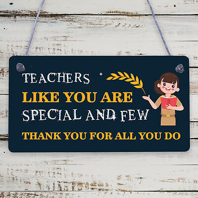 Teacher Gifts Engraved Wooden Plaque Thank You Gift For Teacher Leaving School