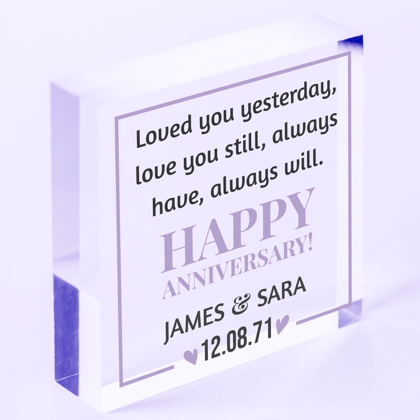 40th Wedding Personalised Anniversary Gifts Ruby Wedding Anniversary 40 Years