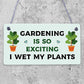 Funny Hanging Garden Sign For Summerhouse Shed Family Gift New Home Gift