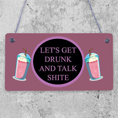 Funny Alcohol Gifts Novelty Man Cave Sign Home Bar Pub Hanging Plaque Vodka