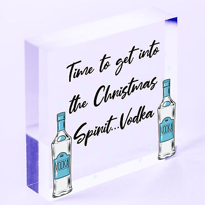 Bar Sign For Home Bar Plaque Vodka Gifts For Her Him Funny Vodka Gifts Xmas