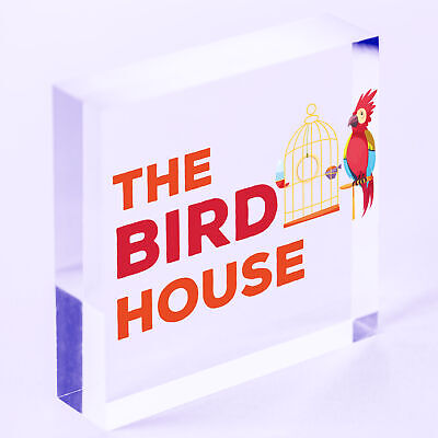 The Bird House Sign Garden Shed Summerhouse Sign Home Gift For Mum Nan