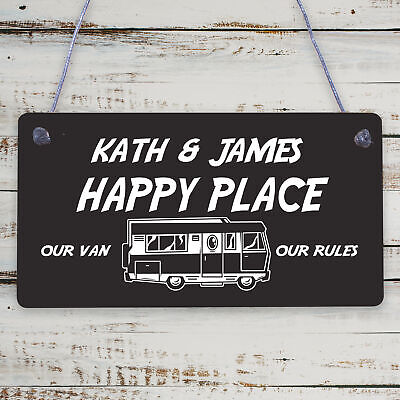 Caravan Personalised Decor Signs For Campervan Motorhome Home Decor Plaques